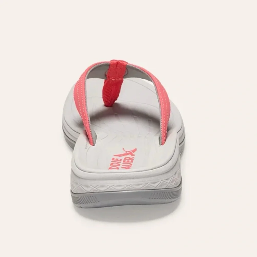 Eddie Bauer Break Point Flip Flops Coral Sandals Summer Comfy Walking 10 NWT - Picture 5 of 9